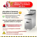 Freidora ASBER AEF-50-S GLP 1 Tina 3 Quemadores Gas Acero Inoxidable 50 lbs