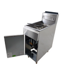 Freidora A Gas 1 Tina 3 Quemadores GAS NATURAL ASBER AEF-50-S