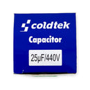 Capacitor Trabajo 25 MFD 440V Alum. Red.