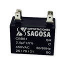 Capacitor 4 Pins 2.5 MFD 450V