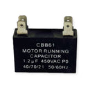 Capacitor 4 Pins 1.2 MFD 450V