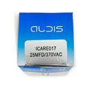 Capacitor Trabajo 25 MFD 370V Alum. Red.