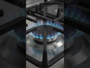 Parrilla de Gas 5 Quemadores, Acero Inoxidable, Empotrable, 90 cm, P-IN5Q86A