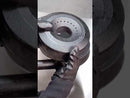 Quemador Redondo de Hierro Fundido B12 Completo con Tubo Corto Derecho