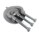 Quemador Industrial A Gas Triple 3 Tomas 35cm Pára Estufones