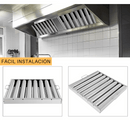 Filtro Para Campana Industrial 49.5x49.5 Para Fabricacion Envio Gratis 4 Pzs - Electrodomesticos Olvera