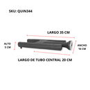 Quemador tipo H Doble Flama 35 cm Hierro fundido Industrial