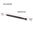 Quemador Flauta 63 cm Hierro Fundido Industrial