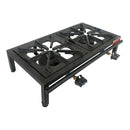 Parrilla Fierro Vaciado De 2 Quemador De Mesa Uso Rudo - Electrodomesticos Olvera