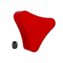 Perilla Triangular Grande Con Opresor Roja