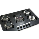 Combo Parrilla 5 Quem 77cm Campana Táctil Cristal Acero 90cm - Electrodomesticos Olvera