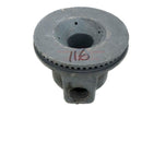 Quemador Industrial Gas Torreón Chico 12x7cm Hierro Fundido - Electrodomesticos Olvera