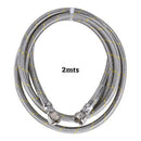 Manguera Para Gas 3/8 2mts Acero Inoxidable Flexible Coflex - Electrodomesticos Olvera