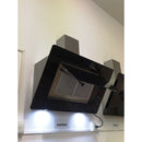 Campana Cocina Extractora Premium Pantalla Cristal Templad Negro 90cm Táctil Focos Led Chimenea Telescopica Azucena Arol - Electrodomesticos Olvera