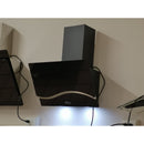 Campana Cocina Extractora Premium Pantalla Cristal Templado Negro 60cm Tactil Focos Led Chimenea Telescopica Jazmin Arol - Electrodomesticos Olvera