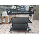 Carrito De Servio 3 Niveles Negro Con Freno Arol 80x50x86 - Electrodomesticos Olvera