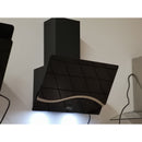 Campana Cocina Extractora Premium Pantalla Cristal Templado Negro 60cm Tactil Focos Led Chimenea Telescopica Jazmin Arol - Electrodomesticos Olvera