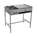 Parrilla 2 Quemadores Con Plancha 90x60x85 Estructural - Electrodomesticos Olvera