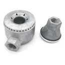 Quemador Chico 8 Cm De Aluminio Con Ventila 1/2 - Electrodomesticos Olvera