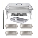 Chafer Bufetera Reforzado Completo Certificado Nsf Con Entero Y 4 Insertos 1/4x6cm Arol - Electrodomesticos Olvera