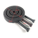 Quemador Industrial A Gas Triple 3 Tomas 35cm Pára Estufones