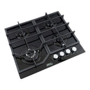 Parrilla de Gas 4 Quemadores Vidrio Templado Empotrable de 59cm Arol P-CN4Q59 - Electrodomesticos Olvera