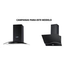 Parrilla de Gas 4 Quemadores Vidrio Templado Empotrable de 59cm Arol P-CN4Q59 - Electrodomesticos Olvera