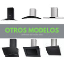 Campana Cocina Extractora Premium Tipo T Acero Inoxidable 90x50cm Focos Led Panel Tactil Chimenea Telescopica Lirio Arol - Electrodomesticos Olvera