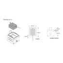 Freidora Mesa De 1 Canastilla 3 Litros De Acero Inoxidable - Electrodomesticos Olvera