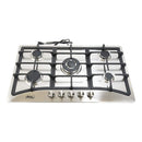 Parrilla de Gas 5 Quemadores de Acero Inoxidable Empotrable 86cm Arol P-IN5Q86 - Electrodomesticos Olvera