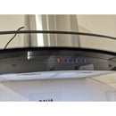 Campana Cocina Extractora Premium Cristal Templado Negro Y Acero Inoxidable 90cm Tactil Chimenea Telescopica Dalia Arol - Electrodomesticos Olvera