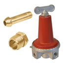 Regulador De Gas Alta Presión Ajustable Hasta 40 Psi 7008 Y Punta Pool Y Tuerca Izquierda - Electrodomesticos Olvera