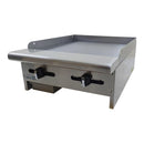 Plancha 24" Gas Con Placa De 5/8" Asber AEMG-24