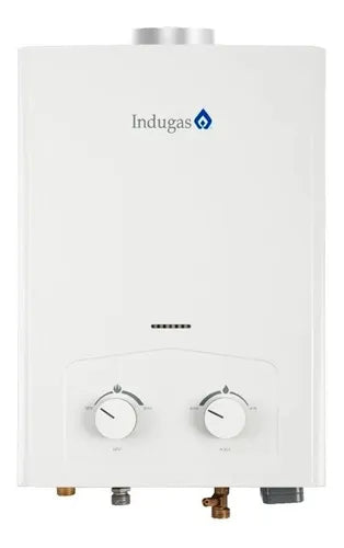 Calentador De Agua A Gas Gn Indugas Ind-ch06 Blanco