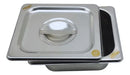 Inserto Contenedor Acero Inoxidable Con Tapa SEXTO 1/6x6 Cm 17.5x16x6 Arol Nsf, 1.25L