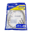 Manguera Coflex 1.00 Mts.5/16 Acero Inox