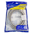 Manguera Coflex 3.00 Mts.5/16 Acero Inox