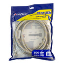 Manguera Coflex 3.00 Mts. 3/8 Acero Inox