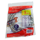 Manguera Aluminio De 3.00 Mts. 3/8