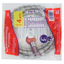 Manguera Aluminio De 4.00 Mts. 3/8 P/Gas