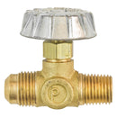 Valvula De Aguja 3/8 Flare 1/4 Mnpt