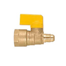 Valvula De Esfera 90° C/Codo 3/8 X 1/2