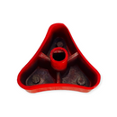 Perilla Triangular Grande Con Opresor Roja