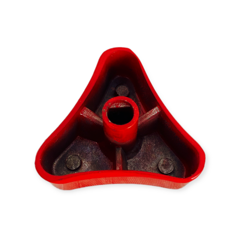 Perilla Triangular Grande Con Opresor Roja
