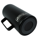 Portacaguamon Termo Acero noxidable doble capa AROL 1.2 lts Aislamiento al vacío (Acero Inoxidable Black)