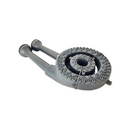 Quemador Industrial A Gas Doble 2 Tomas 19cm Pára Estufones