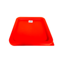 Tapa P/Contenedor Cuadrado Roja De 6 Y 8
