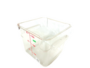Contenedor Cuadrado Transparente Policar