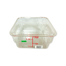 Contenedor Cuadrado Transparente Policar