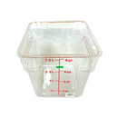 Contenedor Cuadrado Transparente Policar